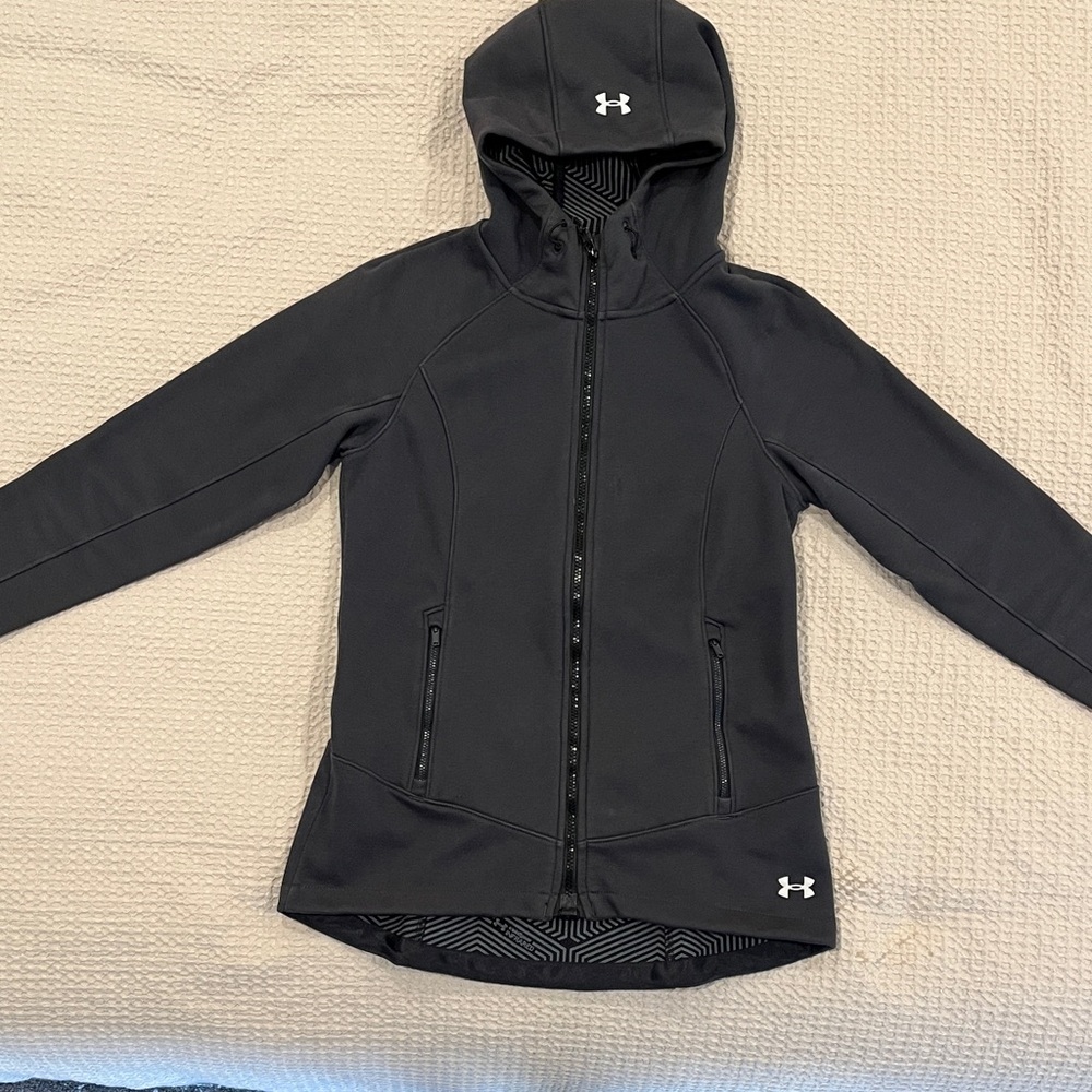 Under Armour Storm 2 Coldgear Infrared Charcoal Hooded Jacket